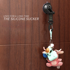 4pcs Suction Cup Hook No Punching Portable Suction Cup With Hook