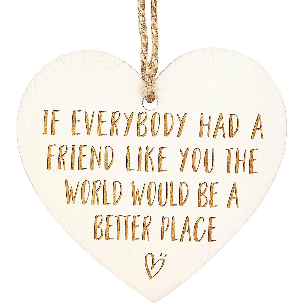 Friend's Friendship Birthday Wooden Hanging Tags Handicrafts