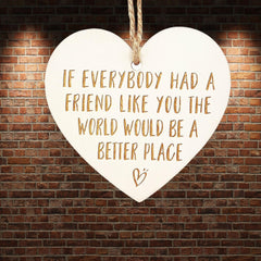 Friend's Friendship Birthday Wooden Hanging Tags Handicrafts