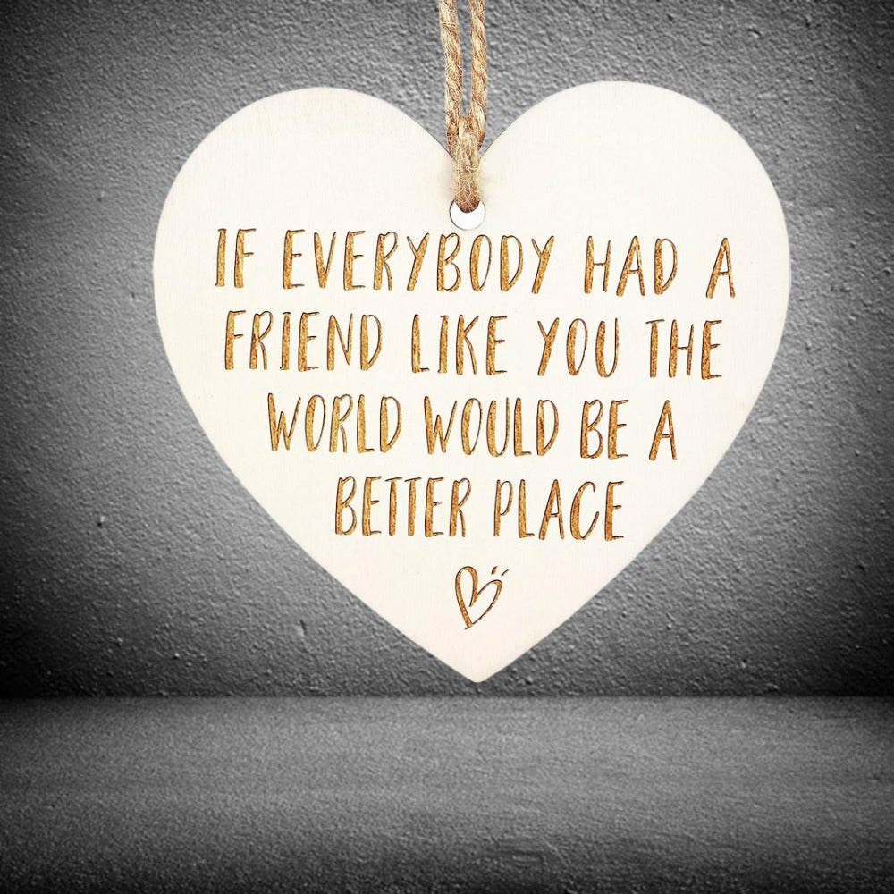 Friend's Friendship Birthday Wooden Hanging Tags Handicrafts