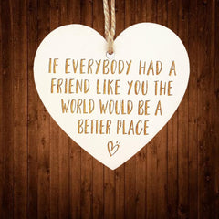 Friend's Friendship Birthday Wooden Hanging Tags Handicrafts