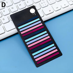 2PCS Fluorescent Sticky Notes Translucent Waterproof Student Stationery