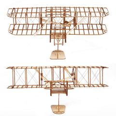 Wright Brothers Wooden Airplane Model 3D Puzzle Gift Educational Crafts