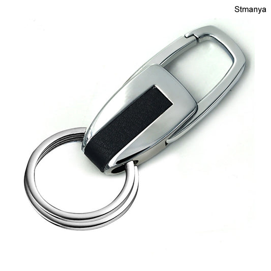 Silver Key Chain Double Ring - Separate Your Home And Office Keys