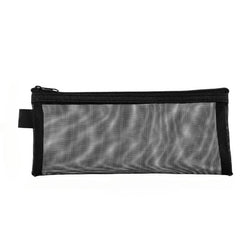 5Pcs Nylon Mesh Cosmetic Bags Zipper Makeup Pouch Travel Cases