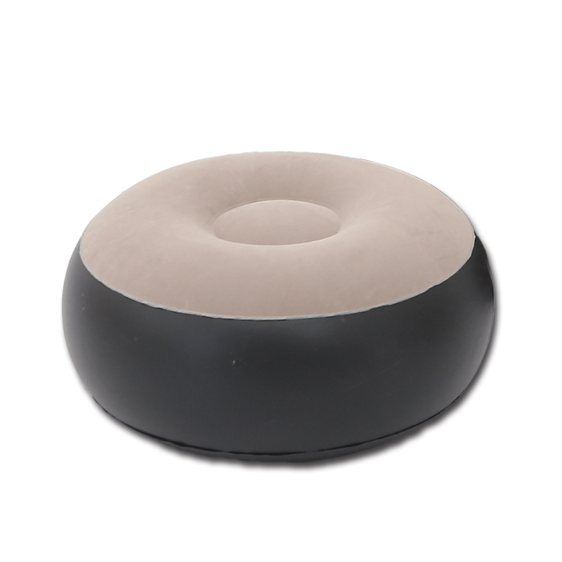 Inflatable Casual Sofa Chair & Footrest Outdoor Folding Recliner