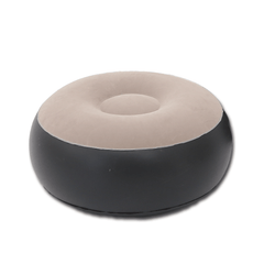 Inflatable Casual Sofa Chair & Footrest Outdoor Folding Recliner
