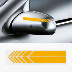 2pcs Car Sticker Racing Stripes Side Mirror Decor Decal Universal