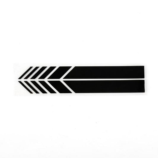 2pcs Car Sticker Racing Stripes Side Mirror Decor Decal Universal