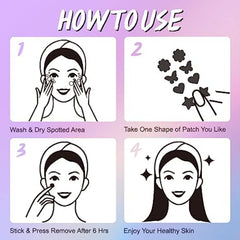 100Pcs Invisible Acne Removal Pimple Patch Butterfly Shape Beauty Tools
