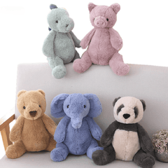 Cuddly Elephant Brown Bear Panda Dinosaur Stuffed Toy