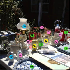 Neon Garage Sticker Set - 700 3/4 Round Retail Stickers