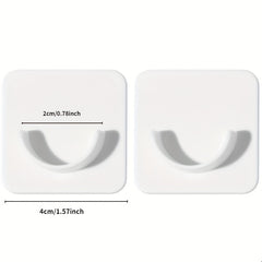 2pcs Punch Wall Hook For Hotel Door Decoration Key Rack Adhesive