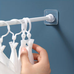 2pcs Punch Wall Hook For Hotel Door Decoration Key Rack Adhesive