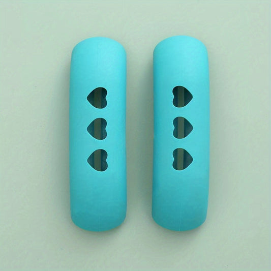 2pcs Silicone Anti Scald Pot Handle Cover Heat Resistant Cast Iron Handle Cover