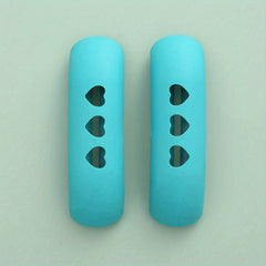 2pcs Silicone Anti Scald Pot Handle Cover Heat Resistant Cast Iron Handle Cover