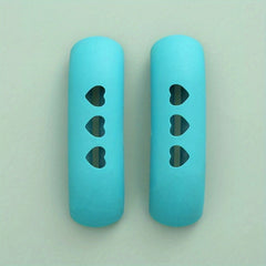 2pcs Silicone Anti Scald Pot Handle Cover Heat Resistant Cast Iron Handle Cover