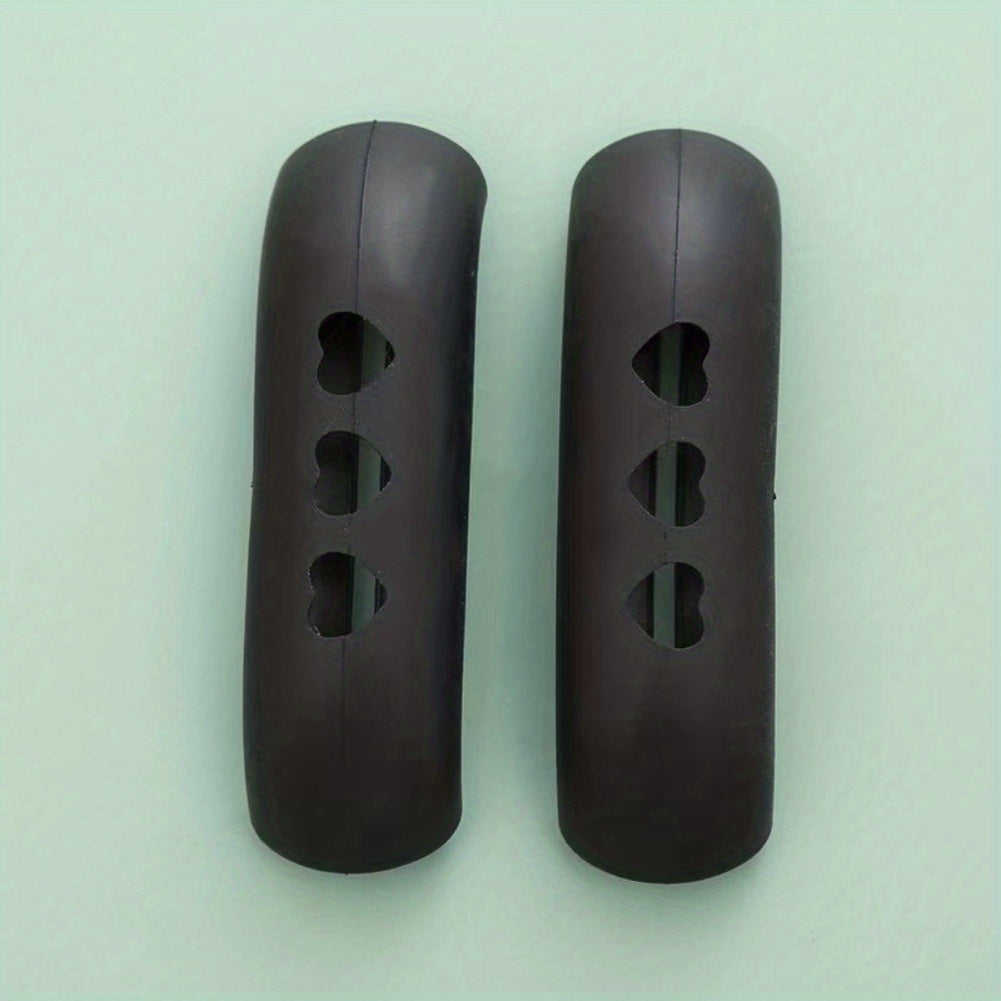 2pcs Silicone Anti Scald Pot Handle Cover Heat Resistant Cast Iron Handle Cover