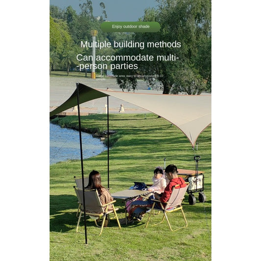 Portable Sunshade Butterfly Shaped Canopy for Camping