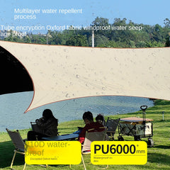Portable Sunshade Butterfly Shaped Canopy for Camping