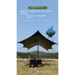 Portable Sunshade Butterfly Shaped Canopy for Camping