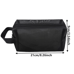 3 Pcs Travel Mesh Storage Bags Lightweight Carry On Bags Versatile Cosmetic Bags
