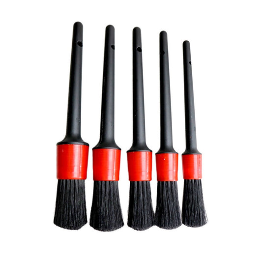 5pcs Car Motorcycles Detailing Brush Auto Cleaning Set Dashboard Air Outlet