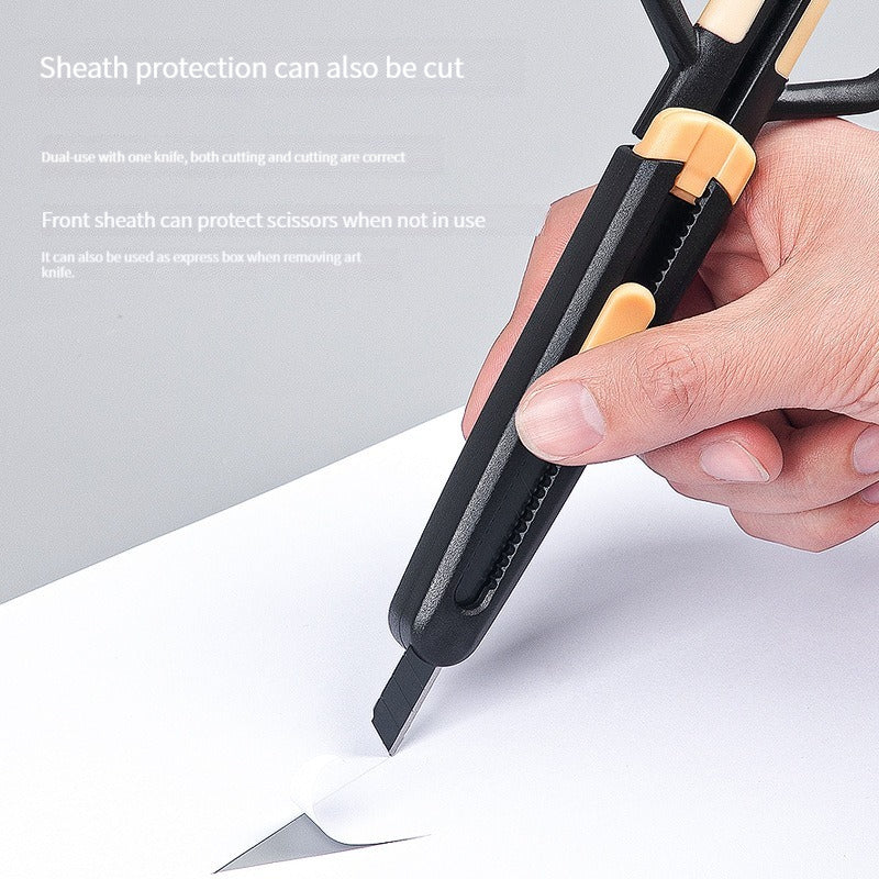 Anti Adhesive Hand Scissors for Home and Office Use