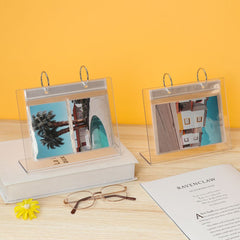 Desktop Acrylic Photo Frame Stand Card Binder Star Postcard Collection Album
