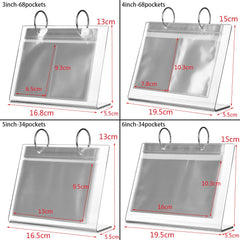 Desktop Acrylic Photo Frame Stand Card Binder Star Postcard Collection Album