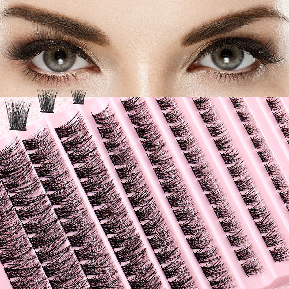 148pcs Lash Clusters Wispy Lash Ext DIY At Home