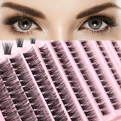 148pcs Lash Clusters Wispy Lash Ext DIY At Home