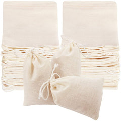 10pcs Cotton Drawstring Bag Bulk Gift Jewelry Bag Party Wedding Storage Bag