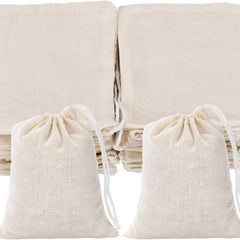 10pcs Cotton Drawstring Bag Bulk Gift Jewelry Bag Party Wedding Storage Bag