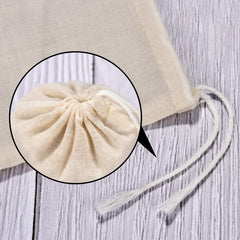 10pcs Cotton Drawstring Bag Bulk Gift Jewelry Bag Party Wedding Storage Bag