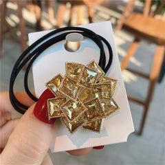 Crystal Rhinestone Elastic Hair Tie Ponytail Scrunchie