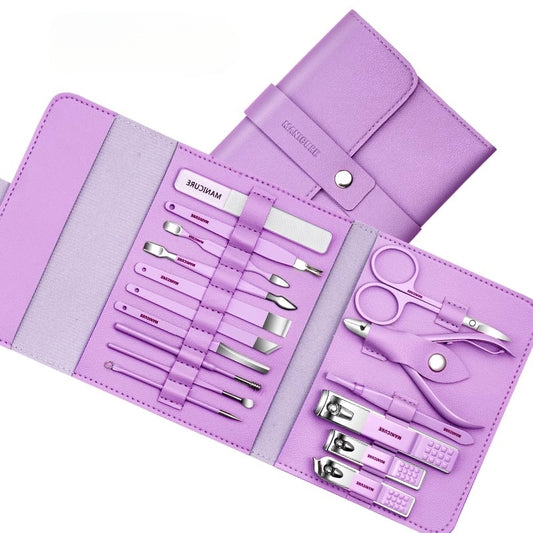 12/16pcs Nail Clippers Fingernail & Toenail Cutter Manicure Tool