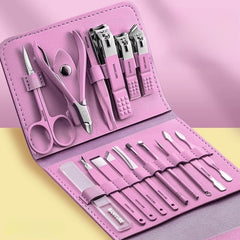 12/16pcs Nail Clippers Fingernail & Toenail Cutter Manicure Tool