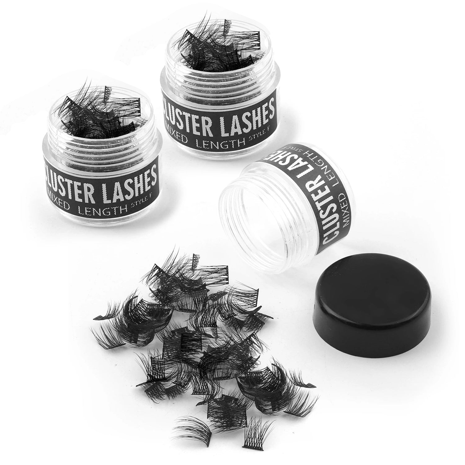 400 Pcs DIY Lash Clusters Extension Volume Individual Lashes C Curling