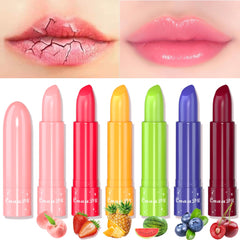 6 Flavors Fruit Lipstick Moisturizing Long Lasting