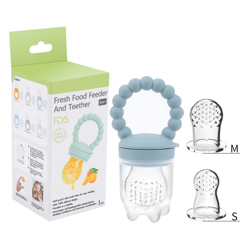 Baby Fruit & Veg Feeder Pacifier Food Supplement Silicone Pacifier