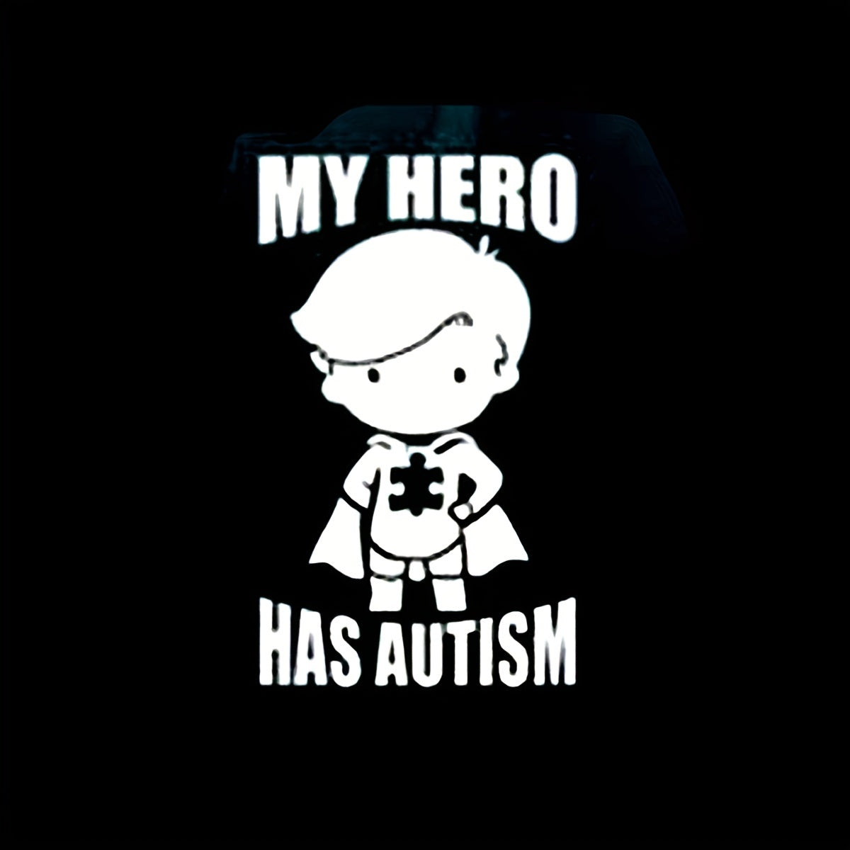 Creative My Hero Sticker Decal For Laptop Car Window Door Shop