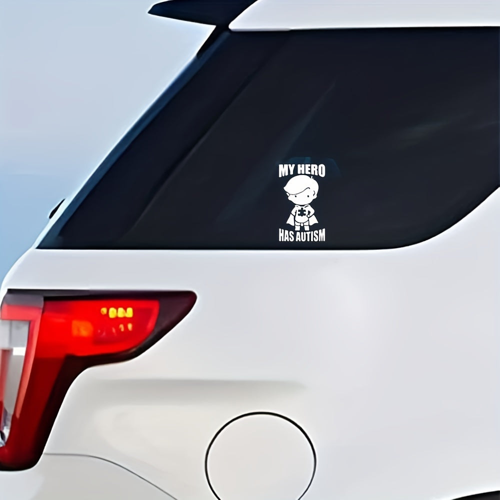 Creative My Hero Sticker Decal For Laptop Car Window Door Shop
