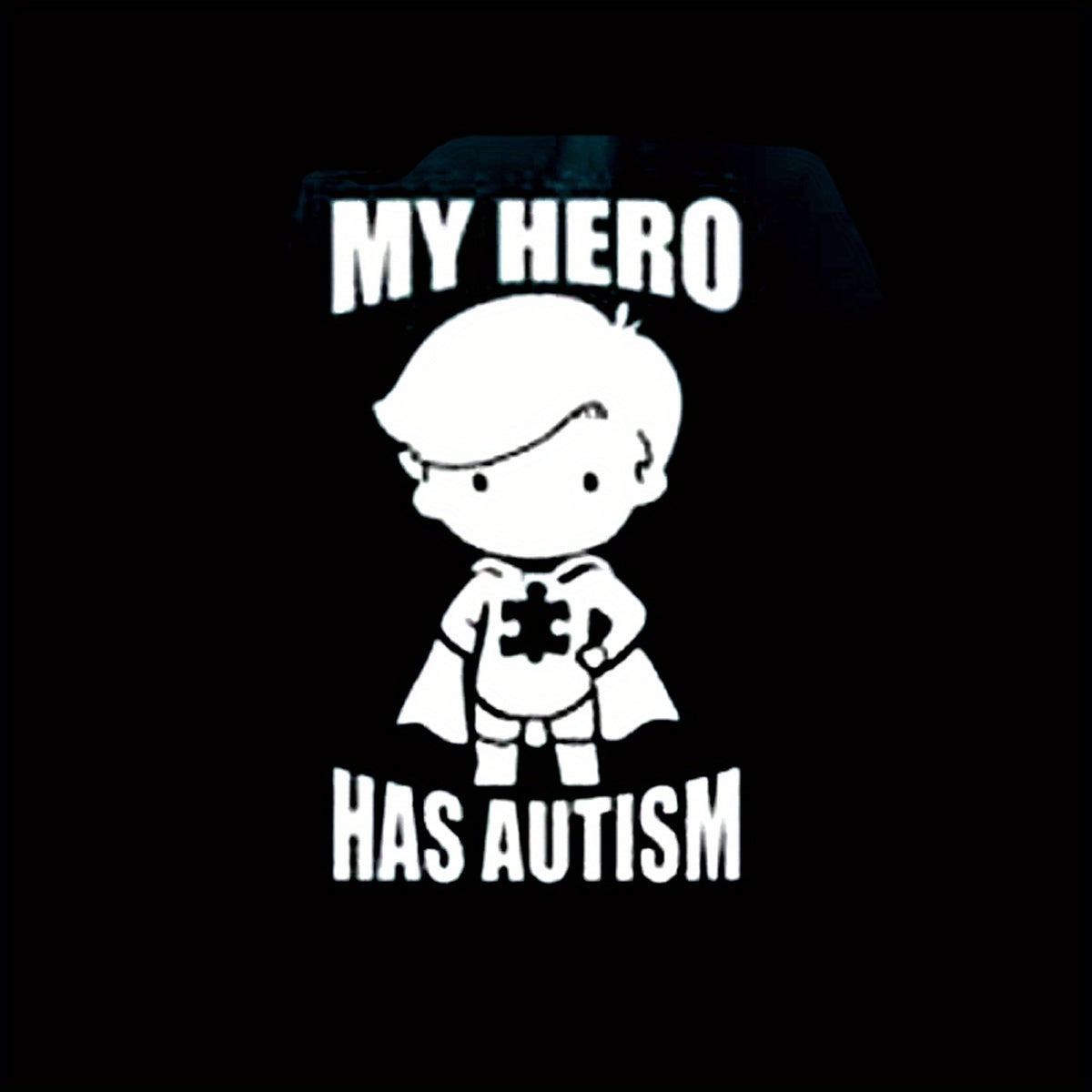 Creative My Hero Sticker Decal For Laptop Car Window Door Shop