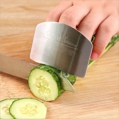 Finger Guard for Cutting Kitchen Tool Stainless Steel Protector Safe Chop