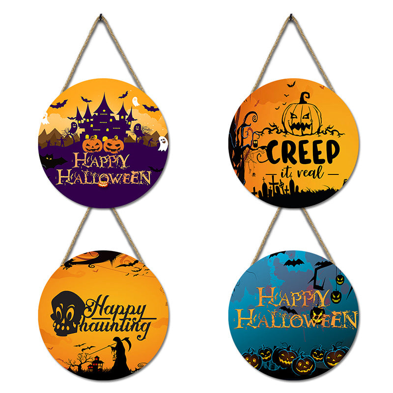 Halloween Doorplate Hanging Party Decoration - Halloween Decoration