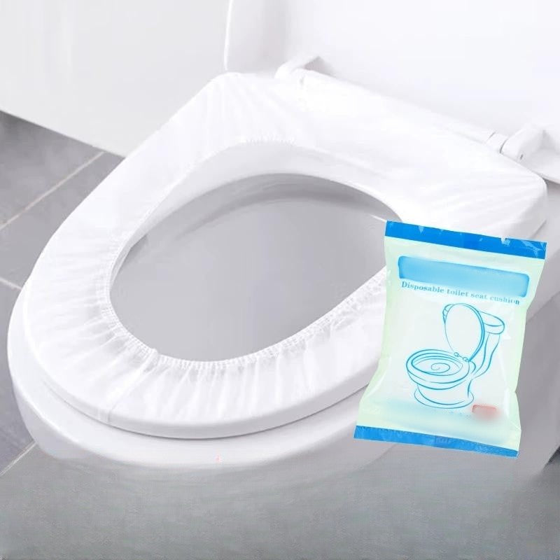 20pcs Waterproof Toilet Mat Non-woven Cloth Insulation Slip Hotel Toilet