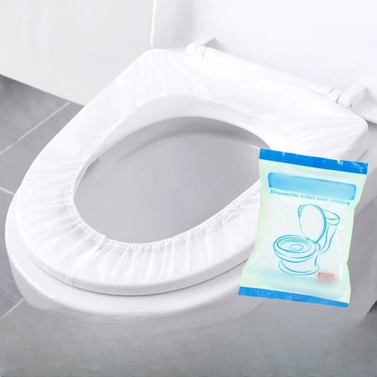 20pcs Waterproof Toilet Mat Non-woven Cloth Insulation Slip Hotel Toilet