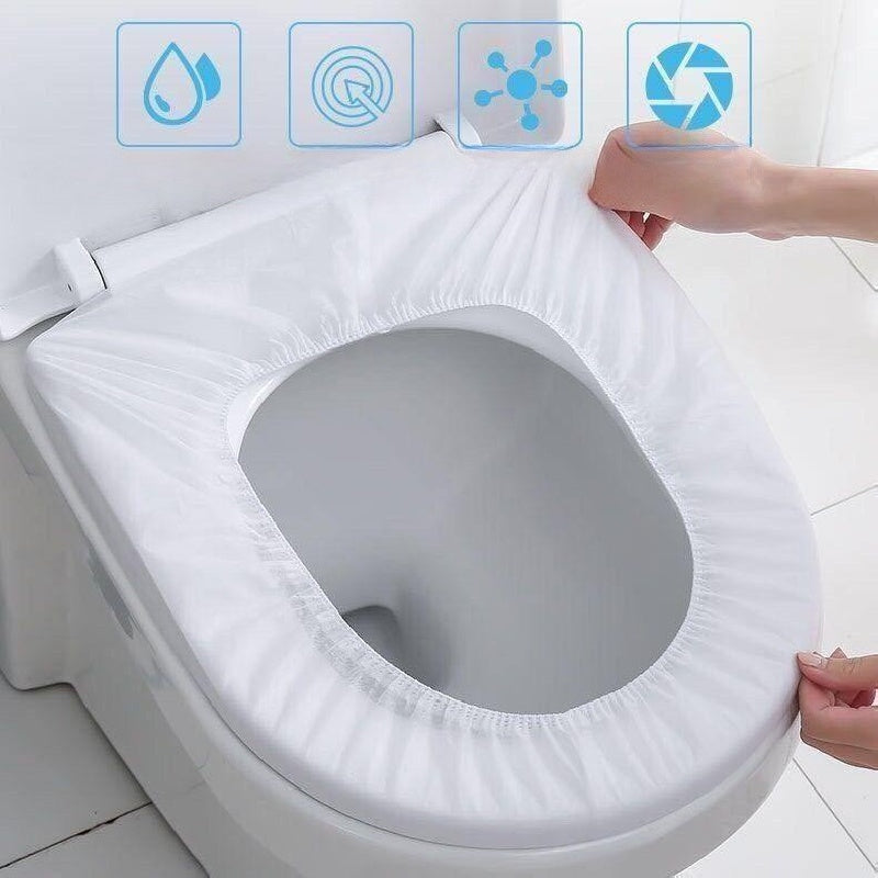 20pcs Waterproof Toilet Mat Non-woven Cloth Insulation Slip Hotel Toilet