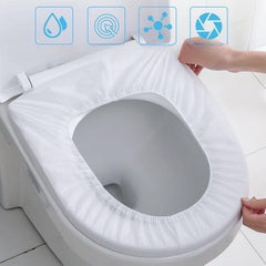 20pcs Waterproof Toilet Mat Non-woven Cloth Insulation Slip Hotel Toilet